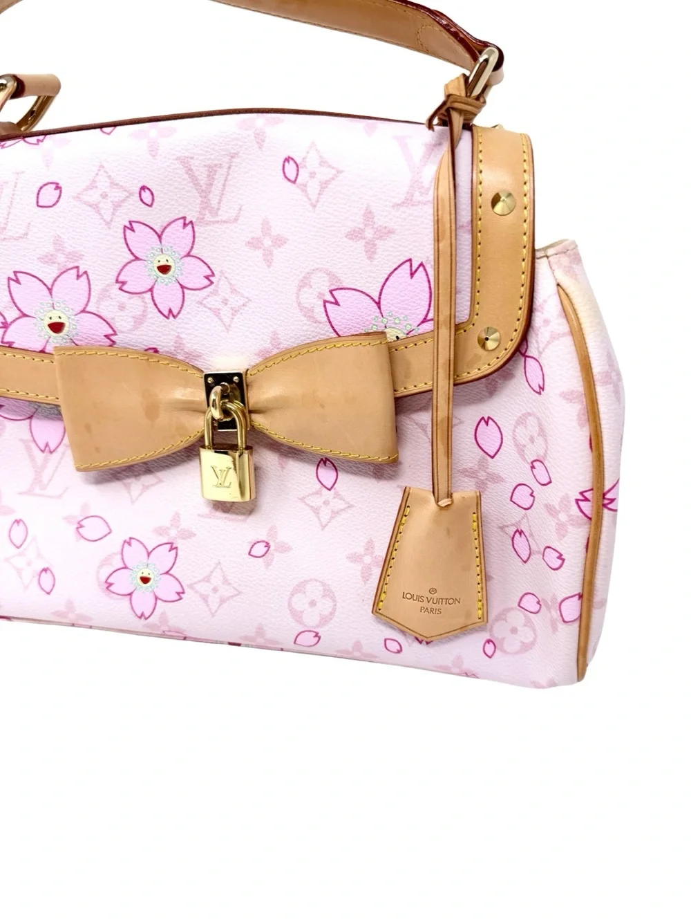 Louis Vuitton Murakami Cherry Blossom Sac Retro Pink M92013 Limited Edition